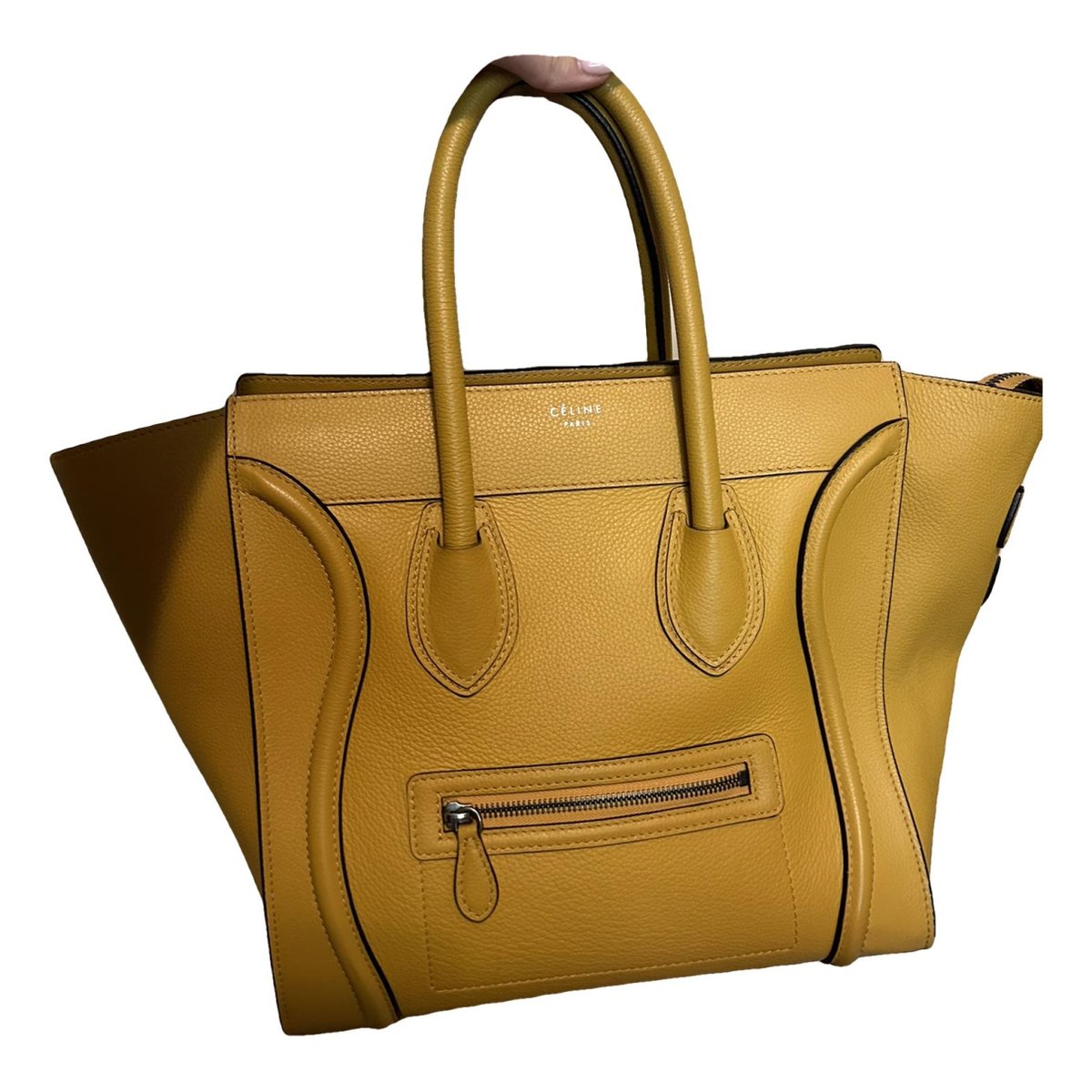 Luggage leather handbag