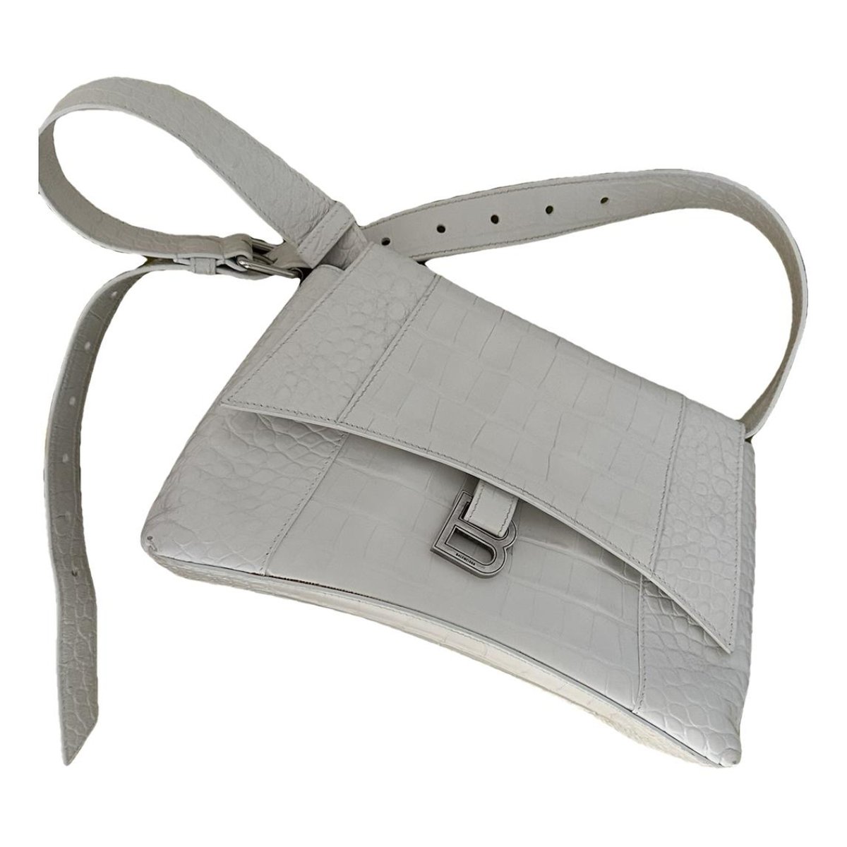 Crush leather handbag