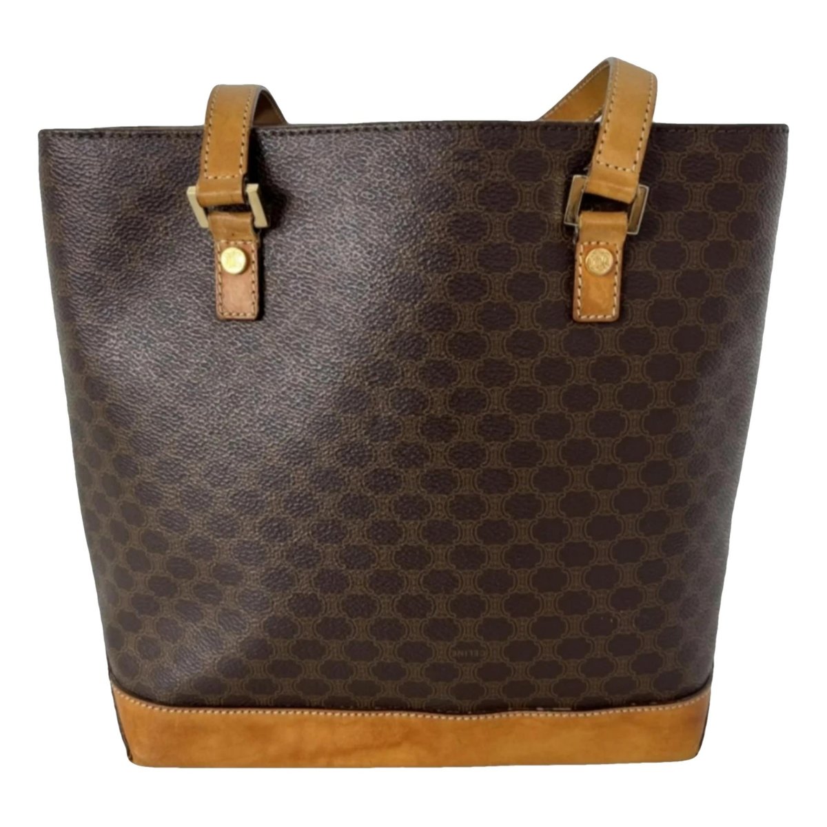 Triomphe leather tote