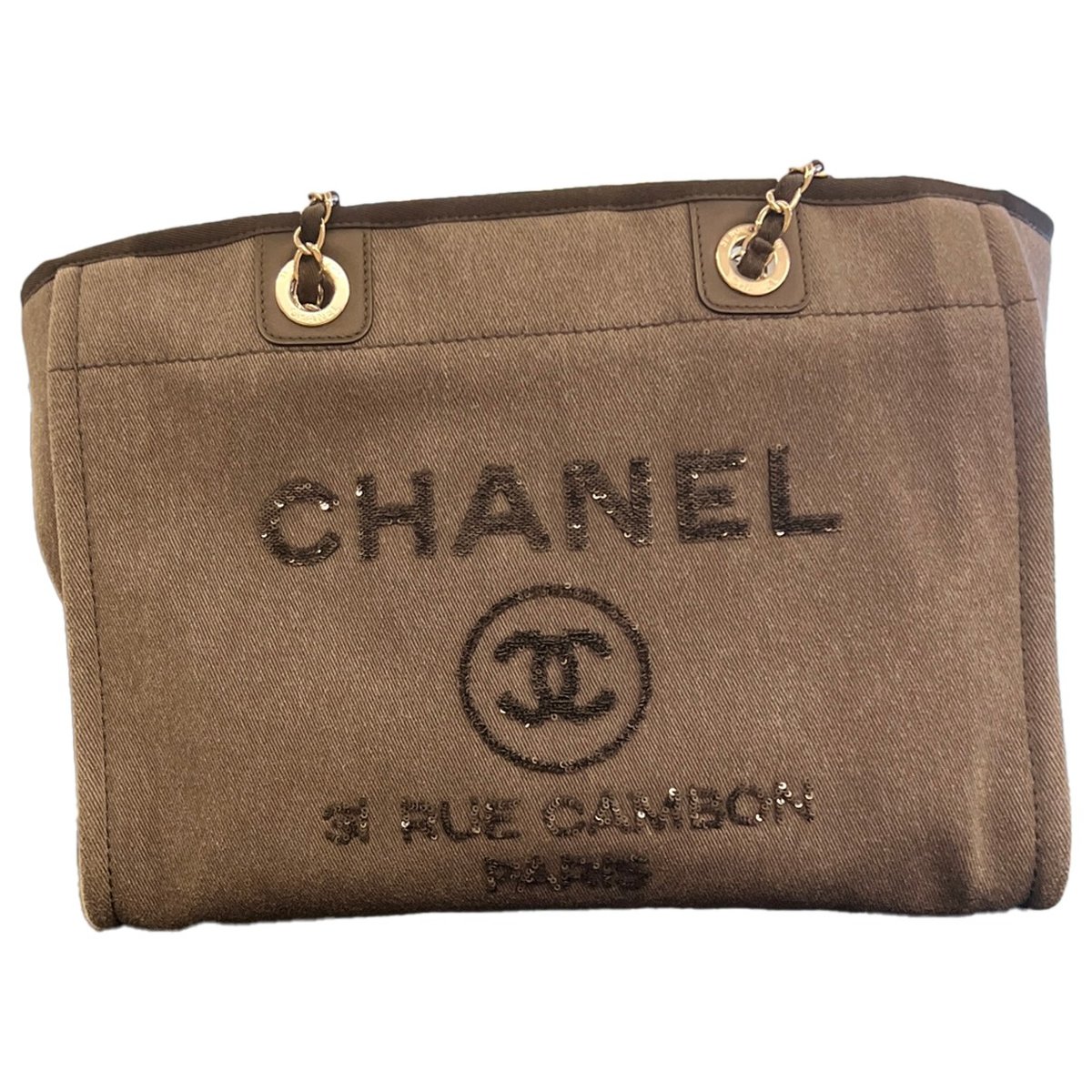 Deauville Chain cloth tote