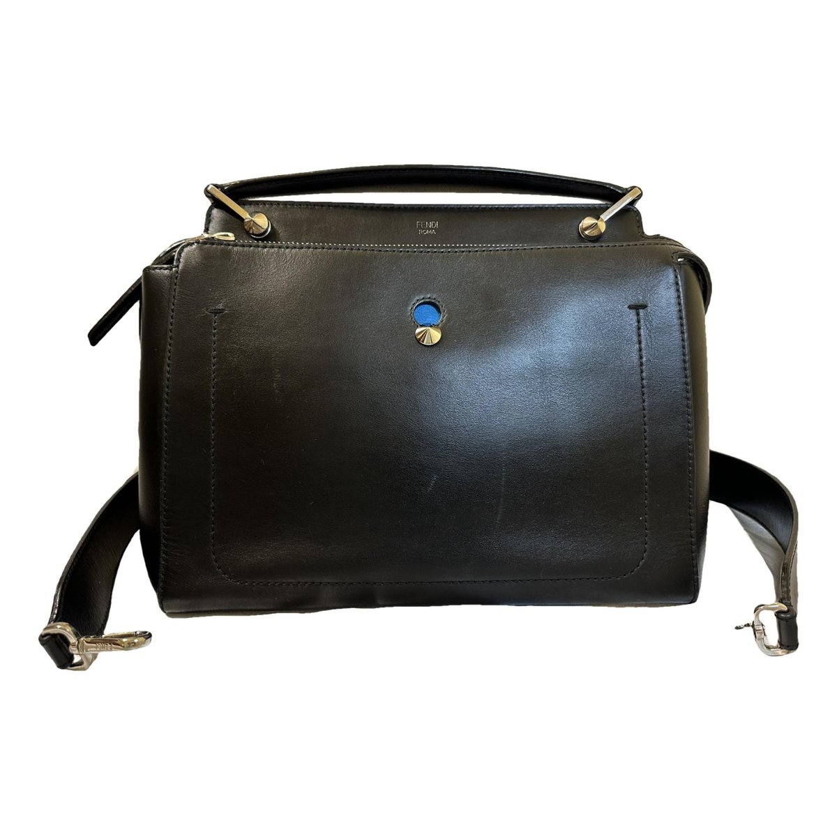 Dot Com leather handbag