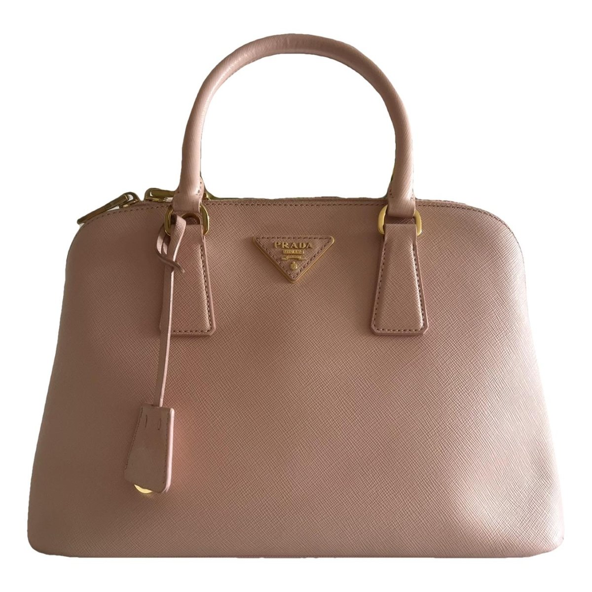 Pyramid leather crossbody bag