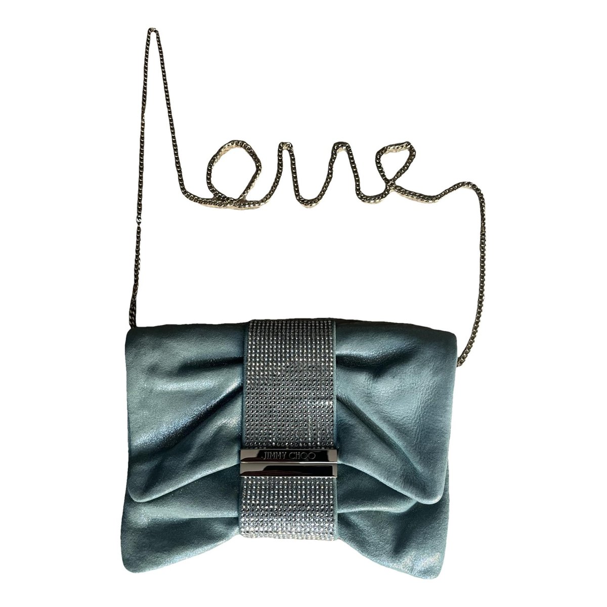 Chandra leather clutch bag