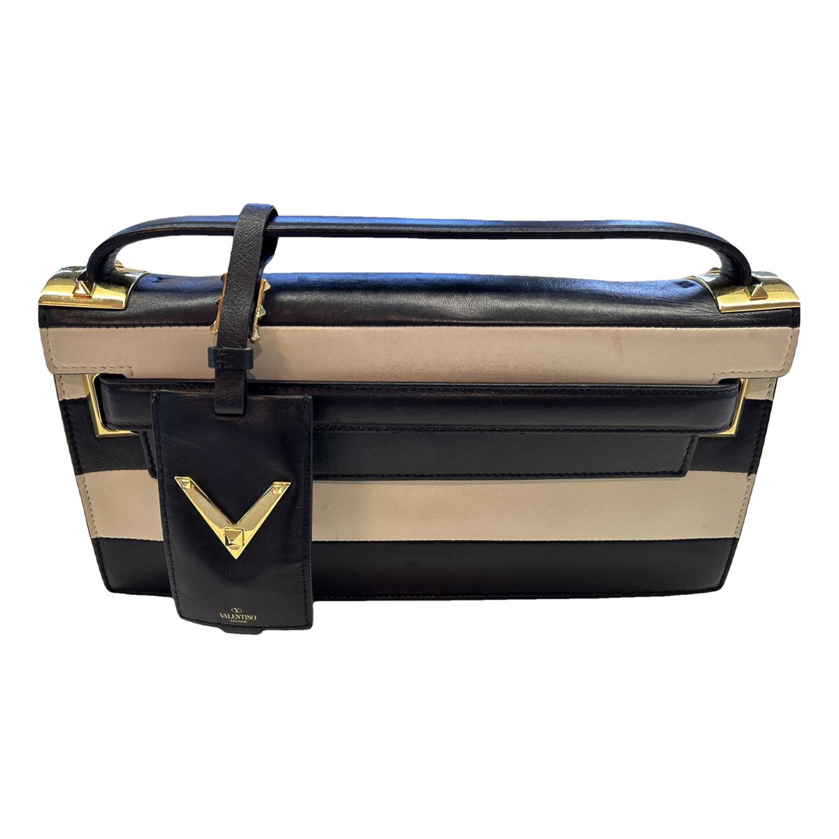 My Rockstud leather handbag