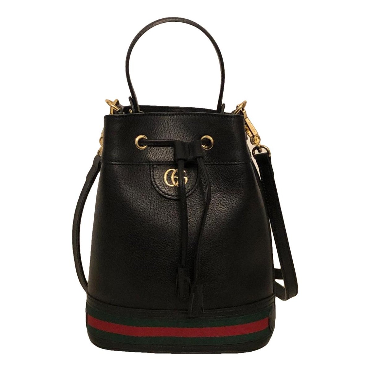 Ophidia Bucket leather crossbody bag