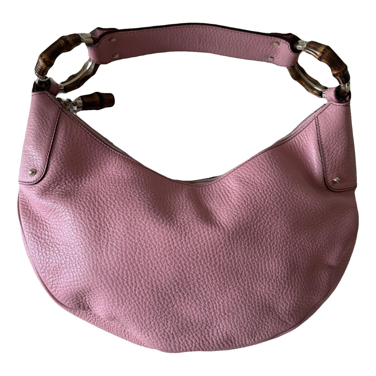 Bamboo Ring leather handbag