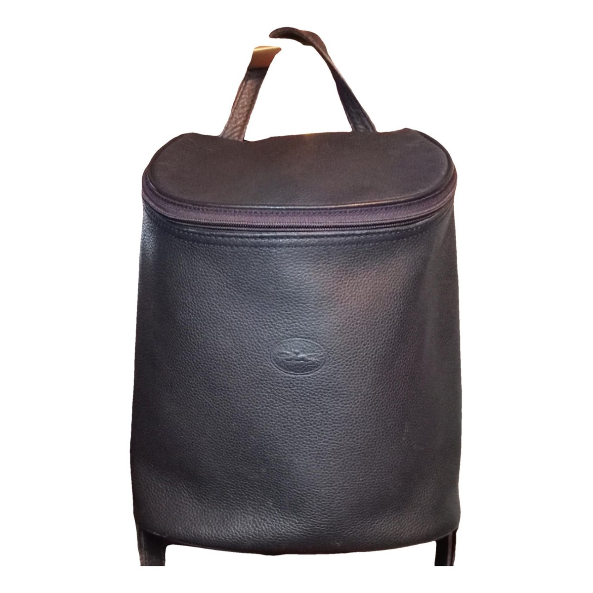 Foulonné leather backpack