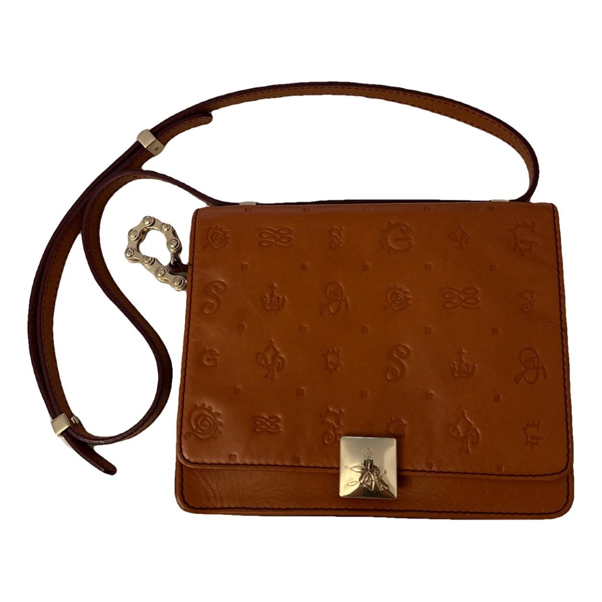 Daligramme leather handbag