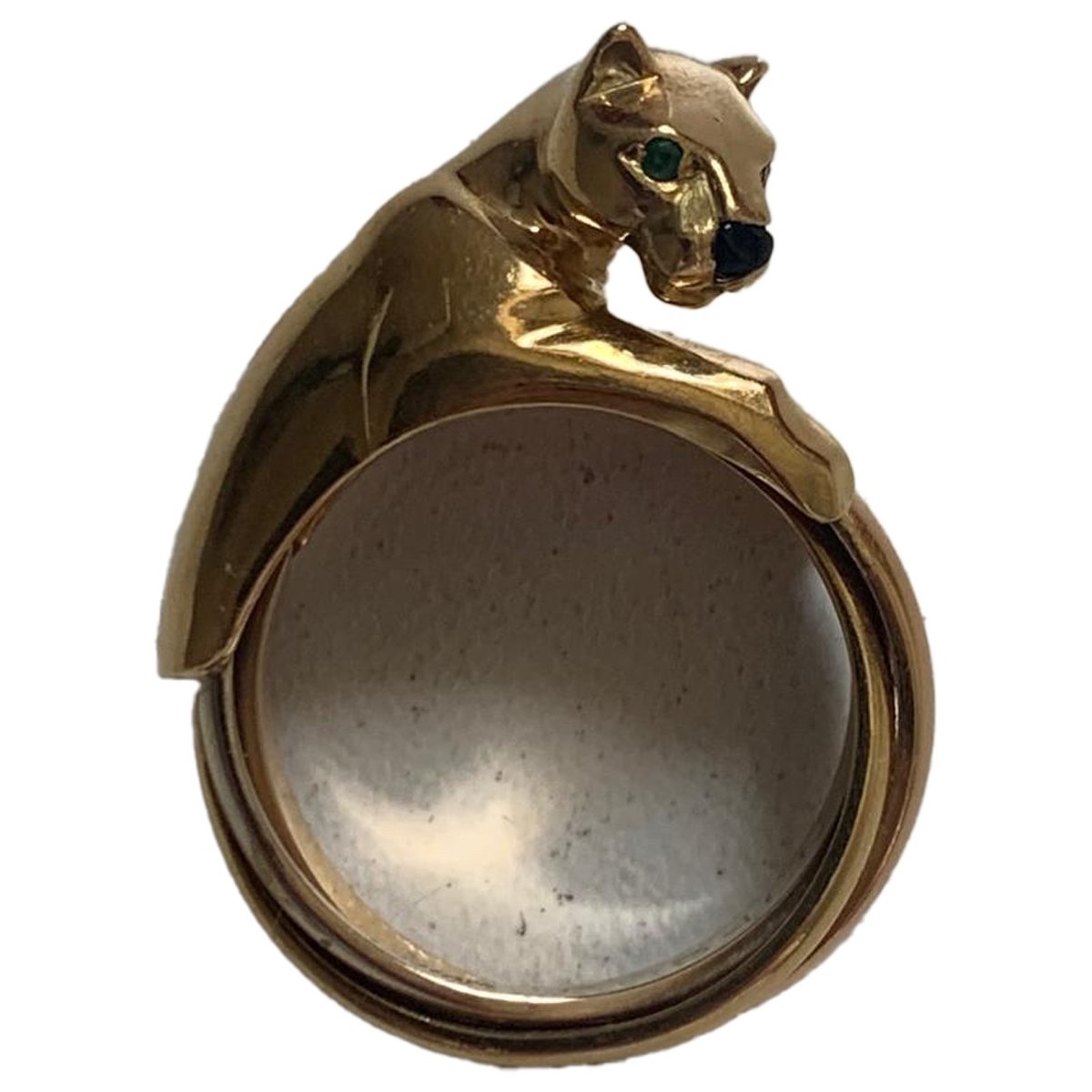 Cougar yellow gold ring