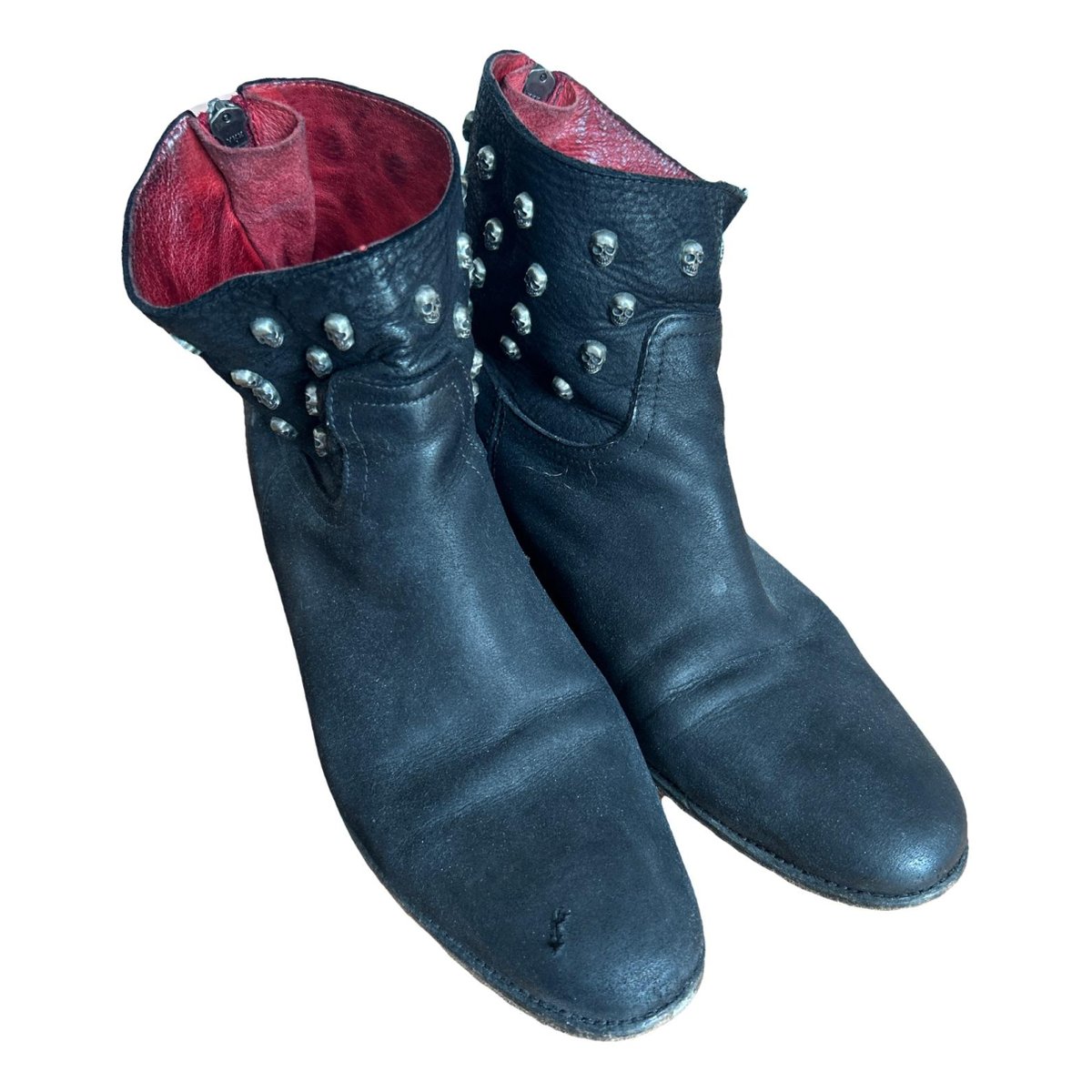 Teddy leather boots