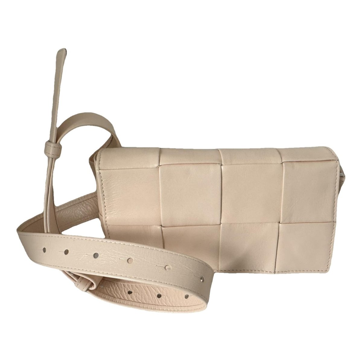 Cassette leather handbag