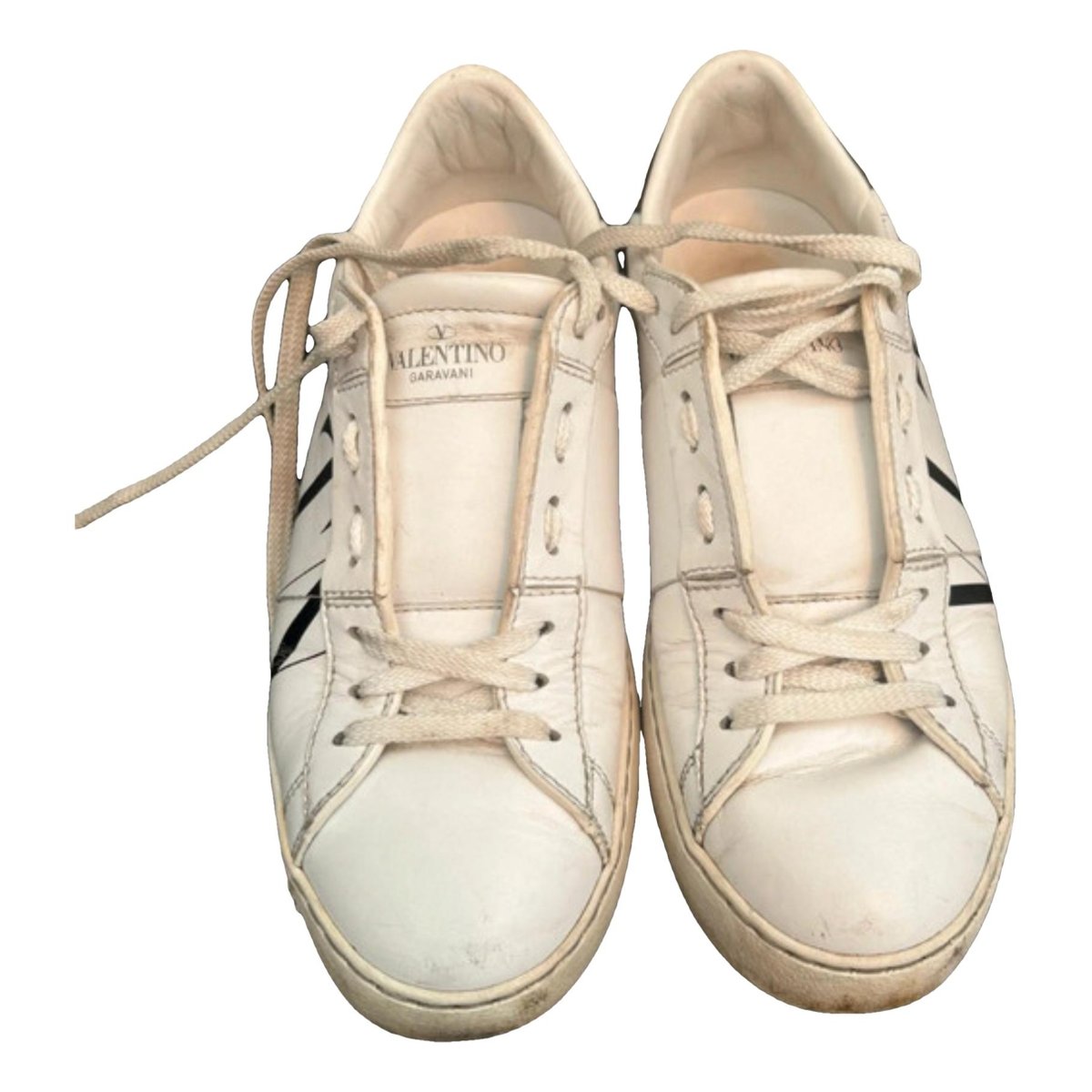 Open VLTN leather trainers