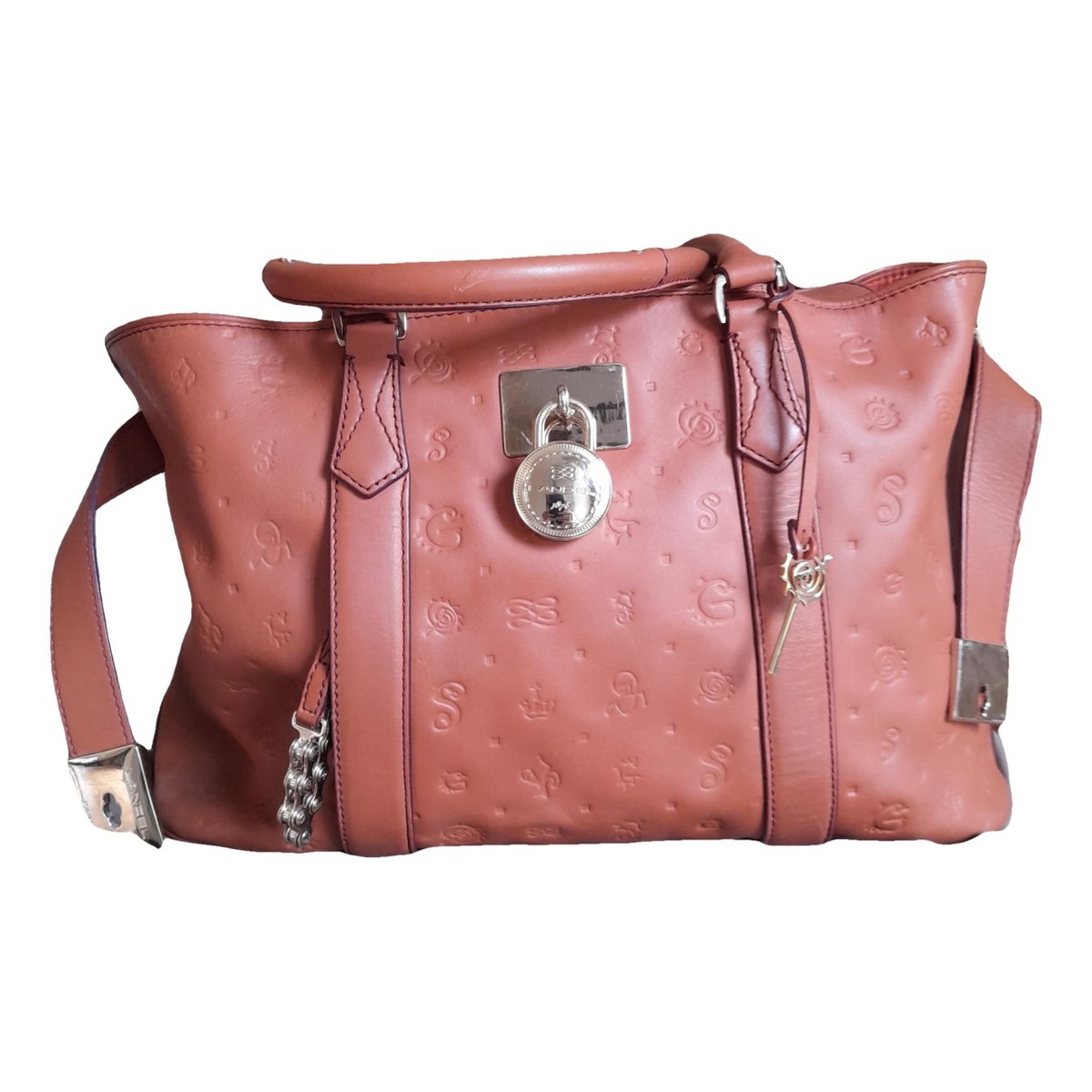 Daligramme leather handbag