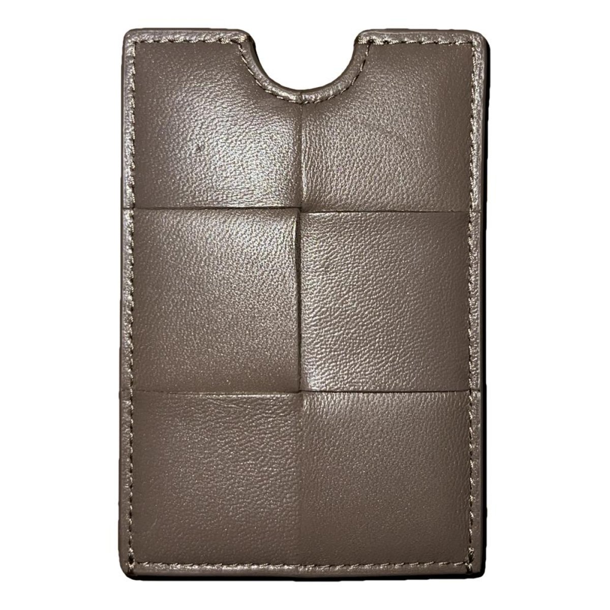 Pouch leather card wallet