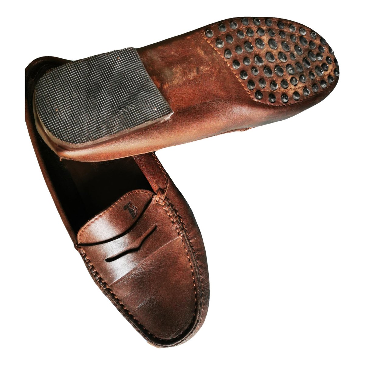 Gommino leather flats