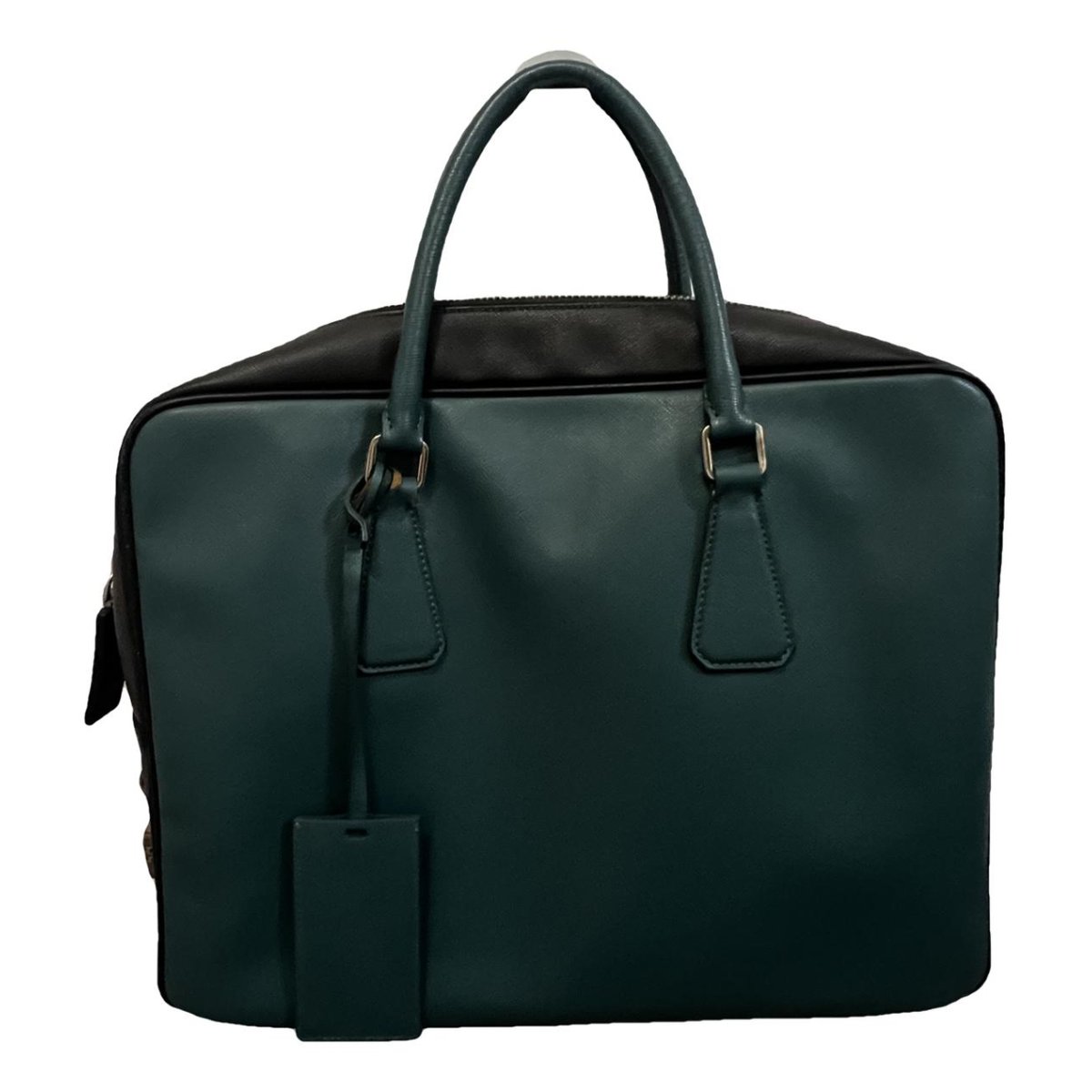 Saffiano leather satchel