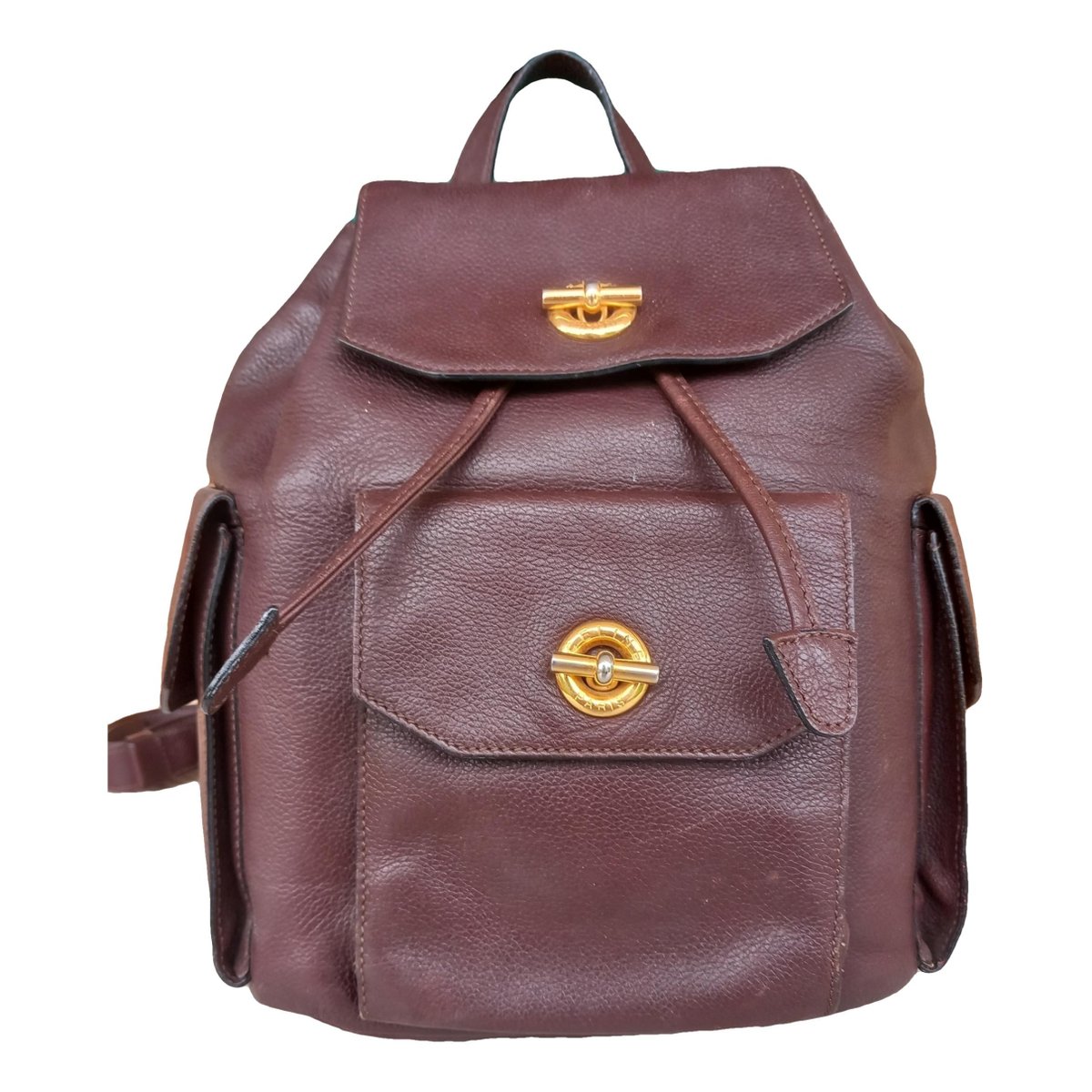 Folco leather backpack