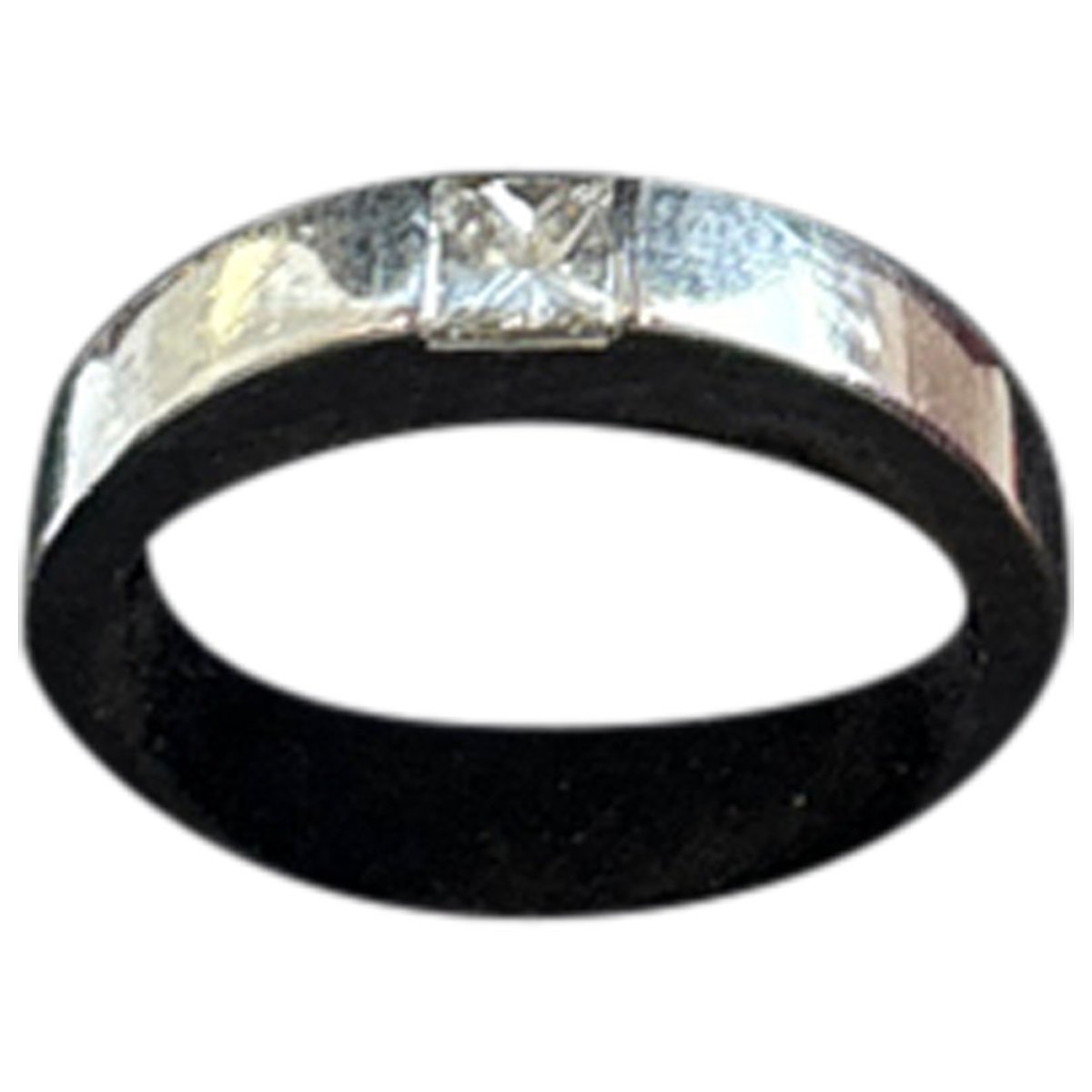 Tank white gold ring