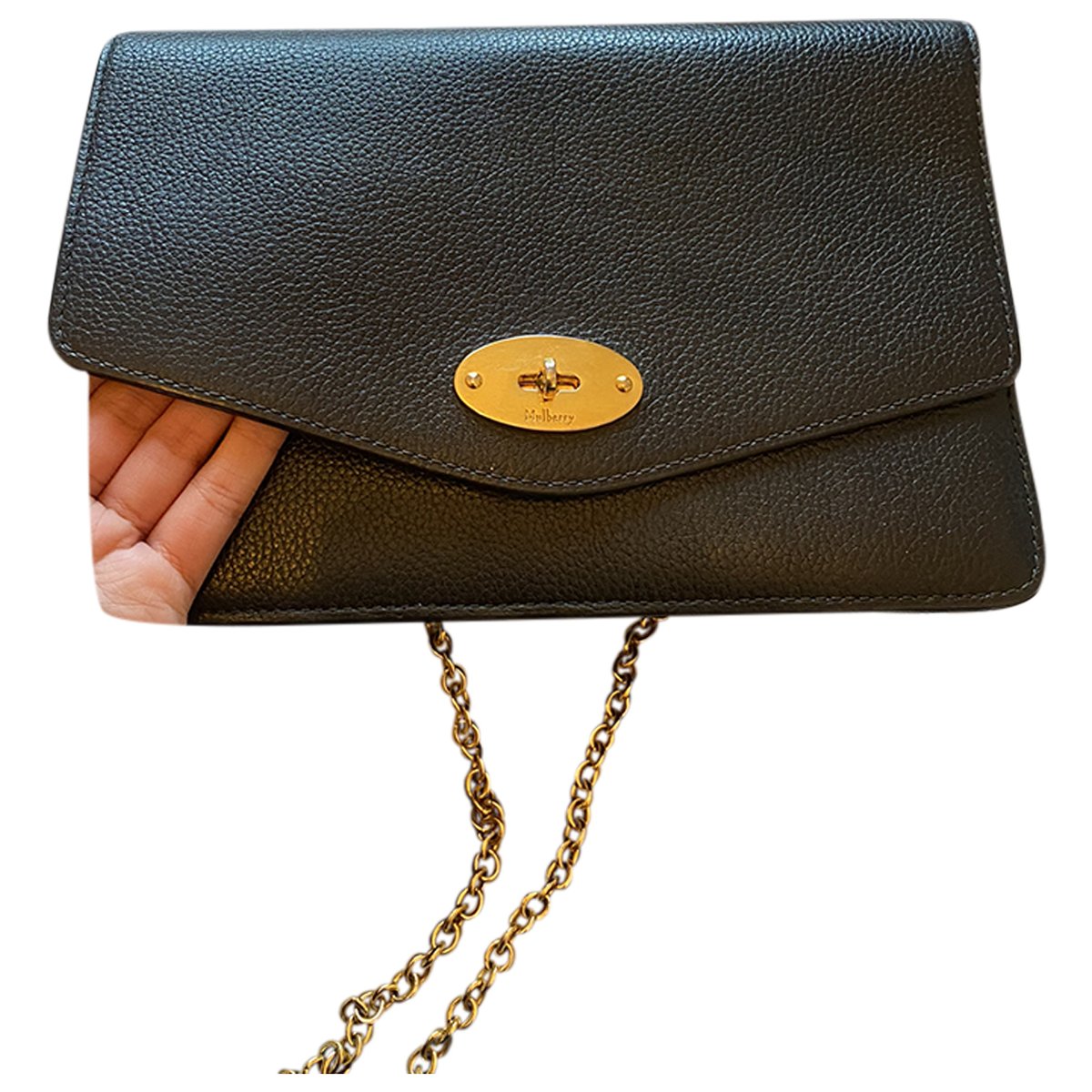Darley leather clutch bag