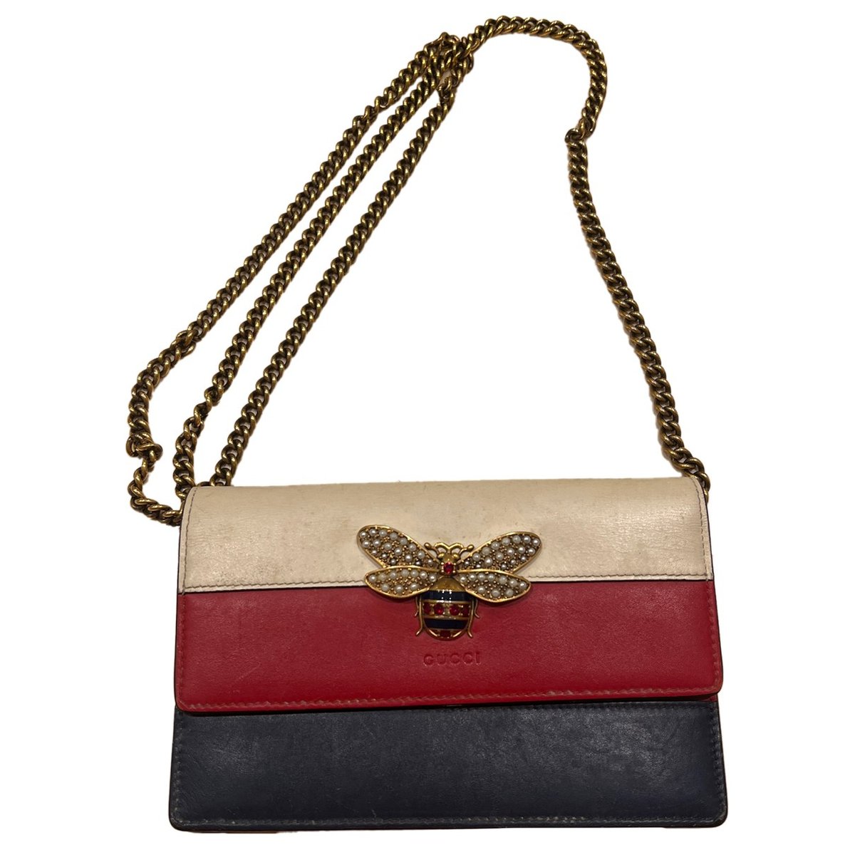 Animalier leather handbag