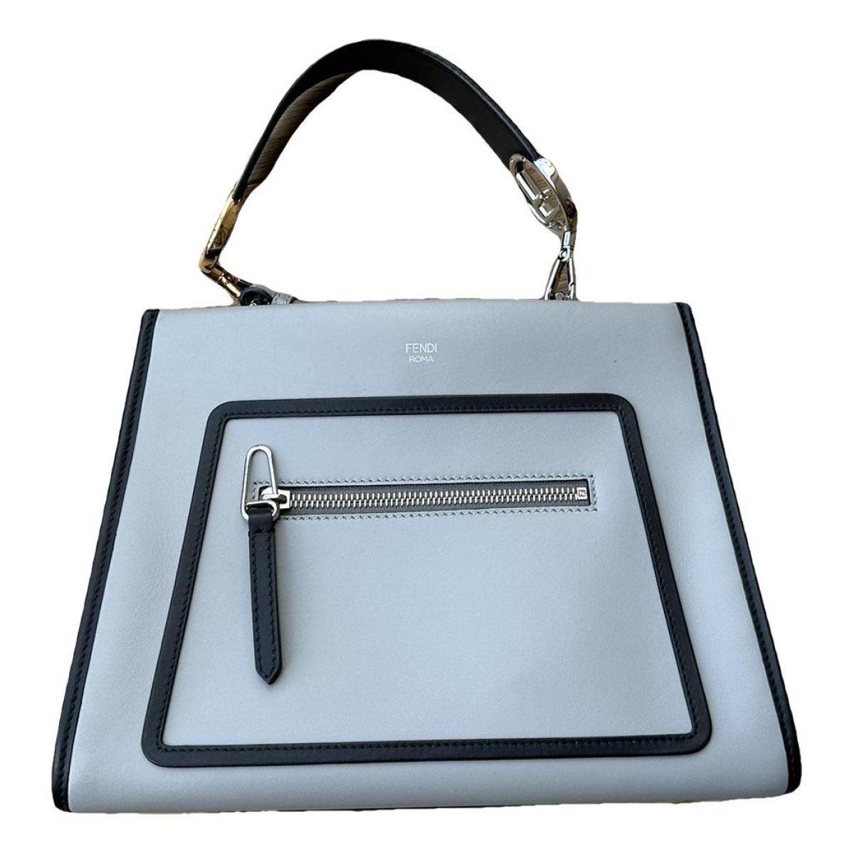 Runaway leather handbag