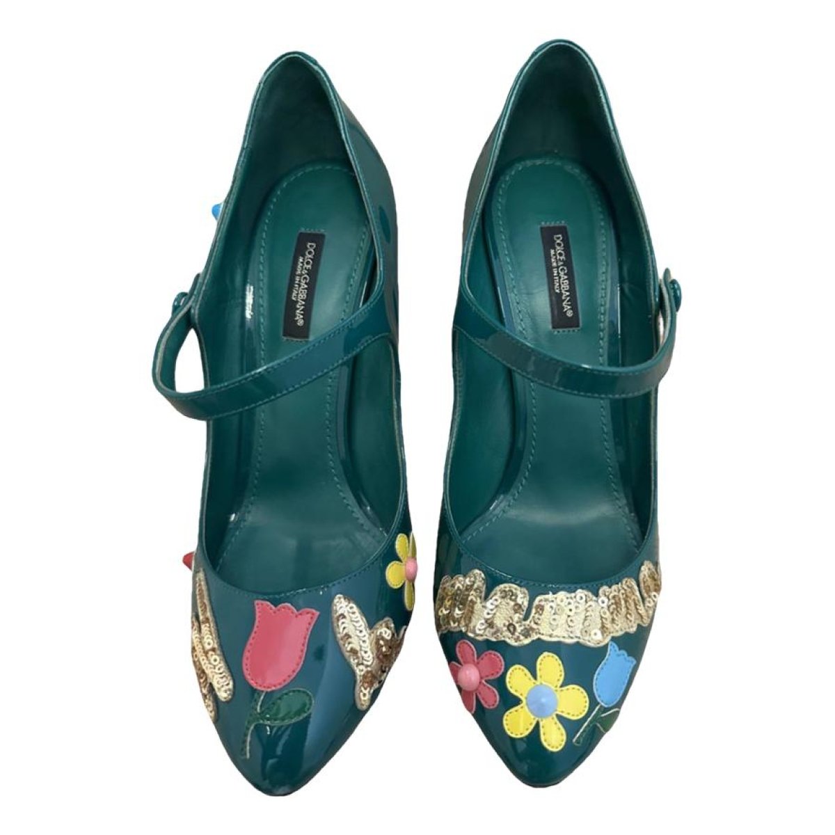Mary Jane leather heels