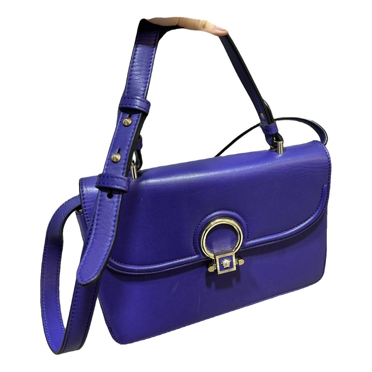 DV ONE leather crossbody bag