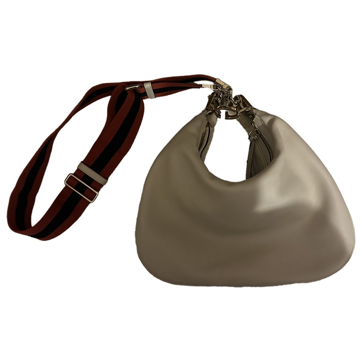 Attache leather handbag