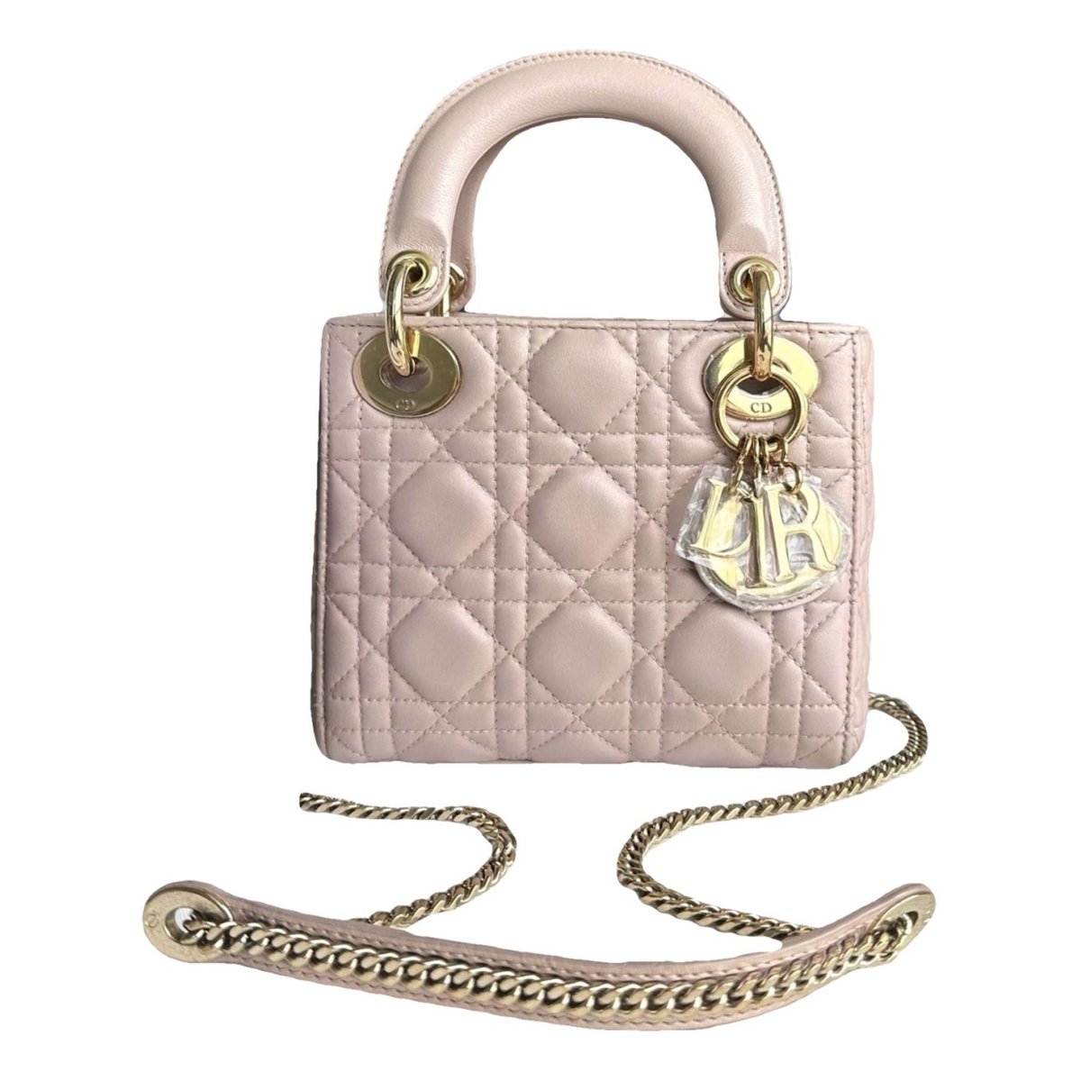 Lady Dior leather handbag