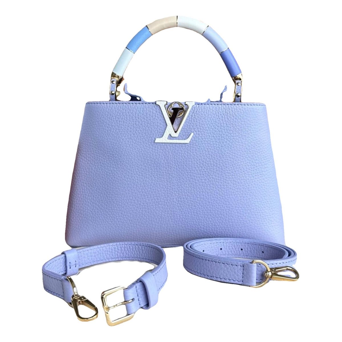 Capucines leather handbag