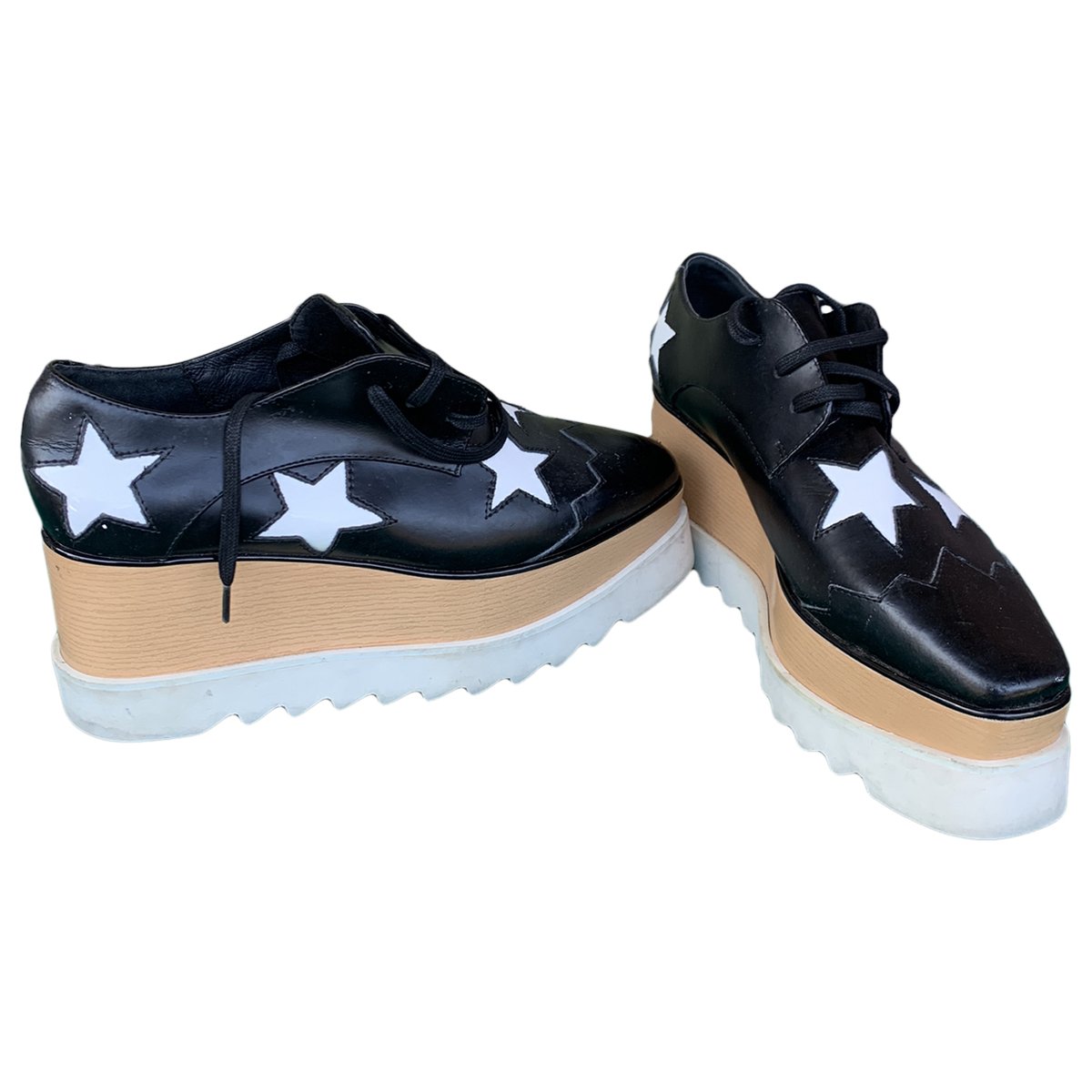 Elyse leather lace ups