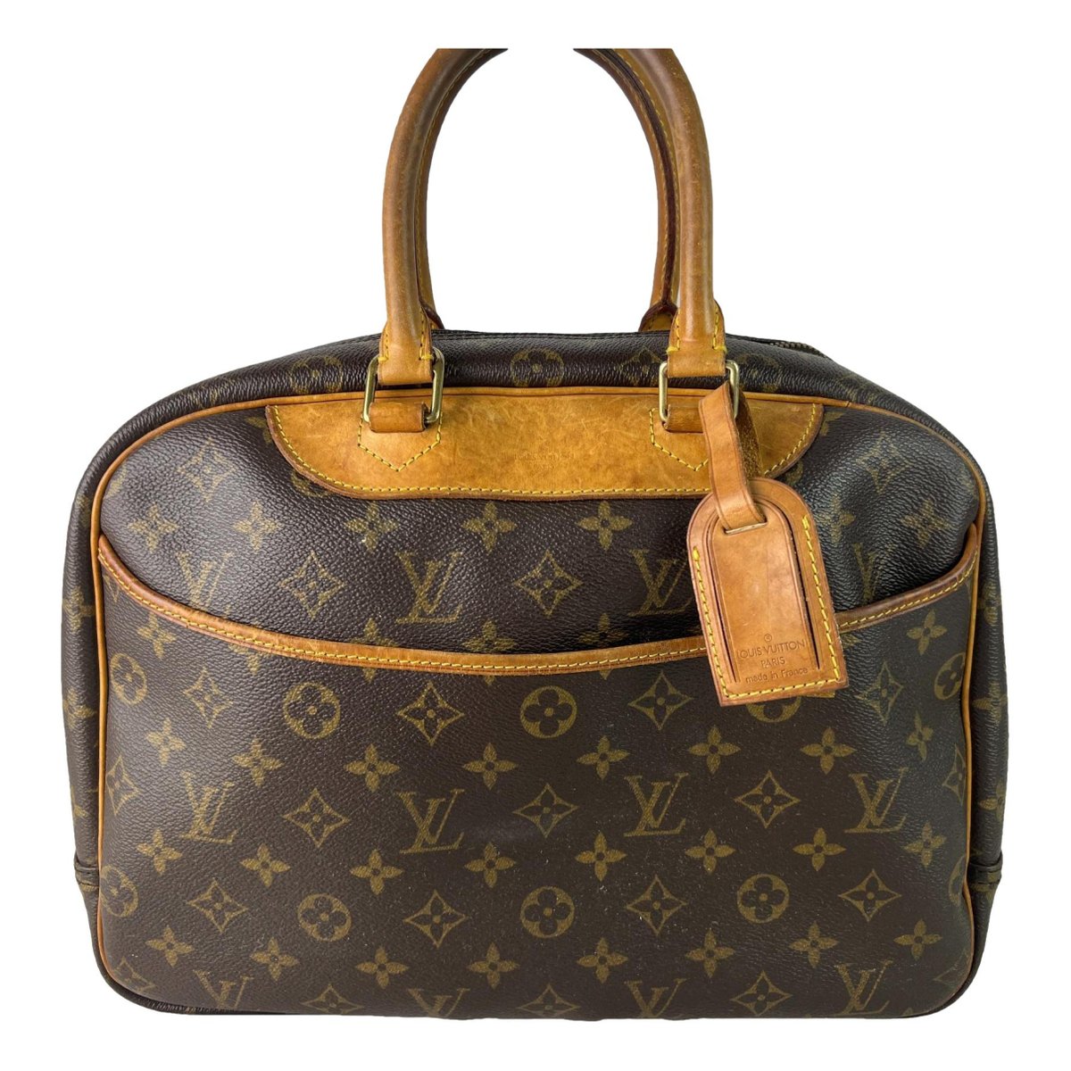 Deauville leather handbag