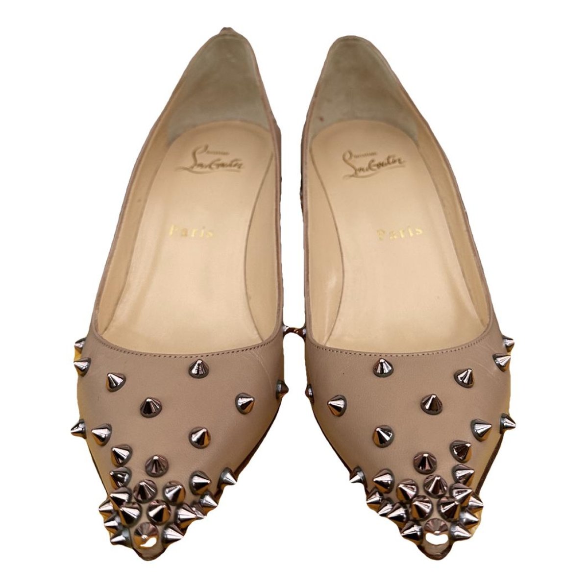Degrastrass leather heels