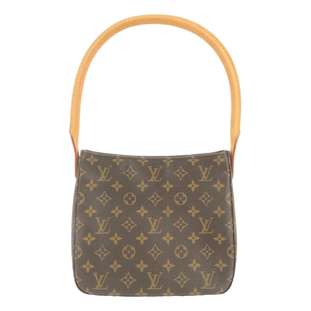Loop leather handbag