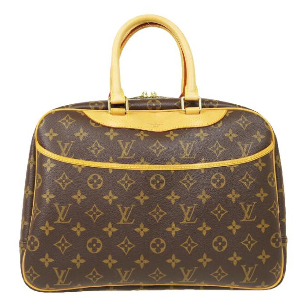 Vanity leather handbag