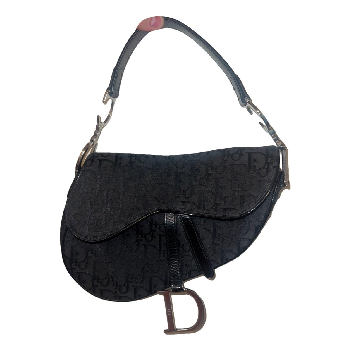Saddle Vintage cloth handbag