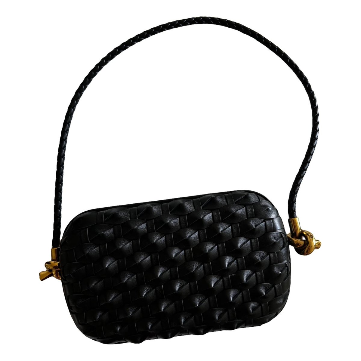 Knot leather handbag
