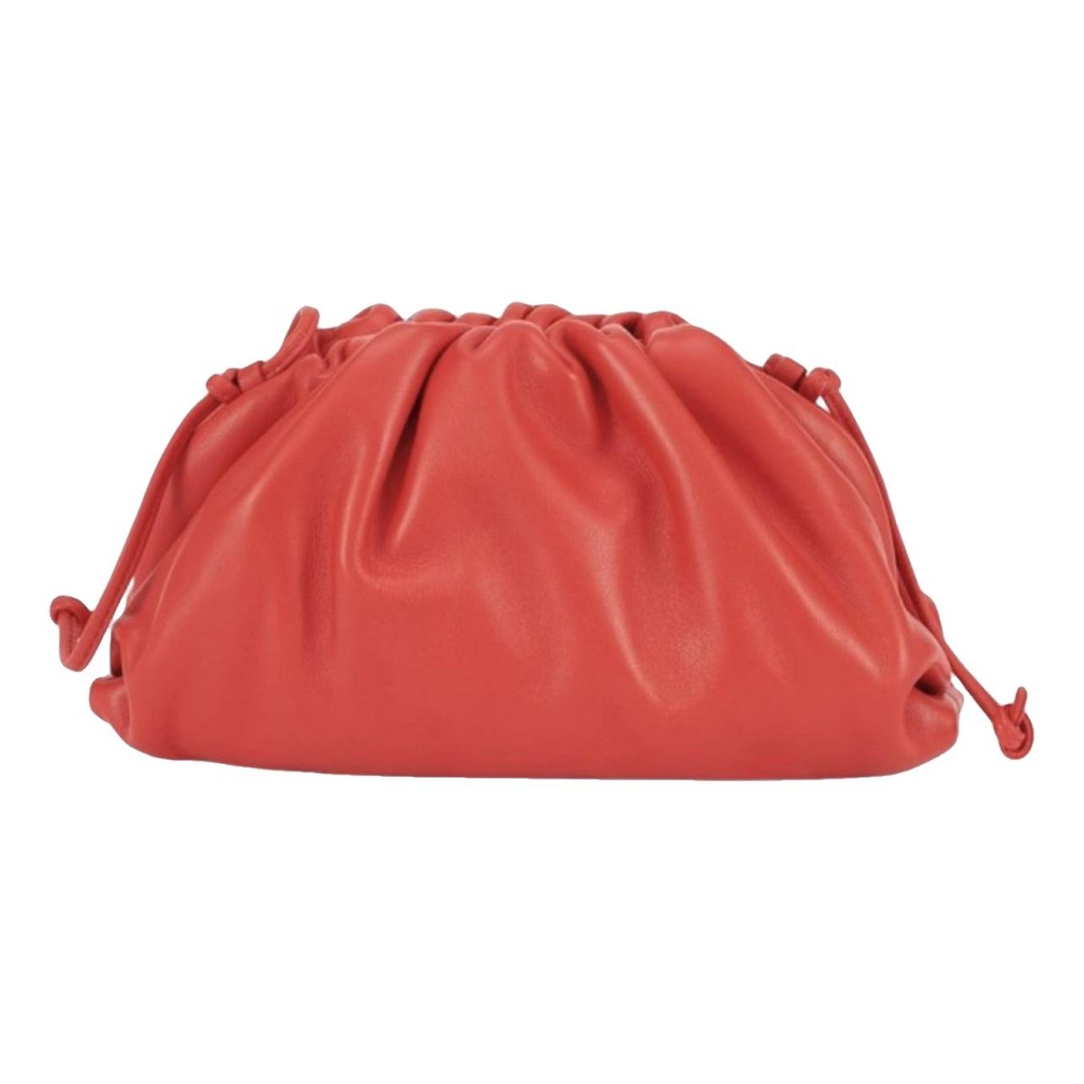 Pouch leather clutch bag