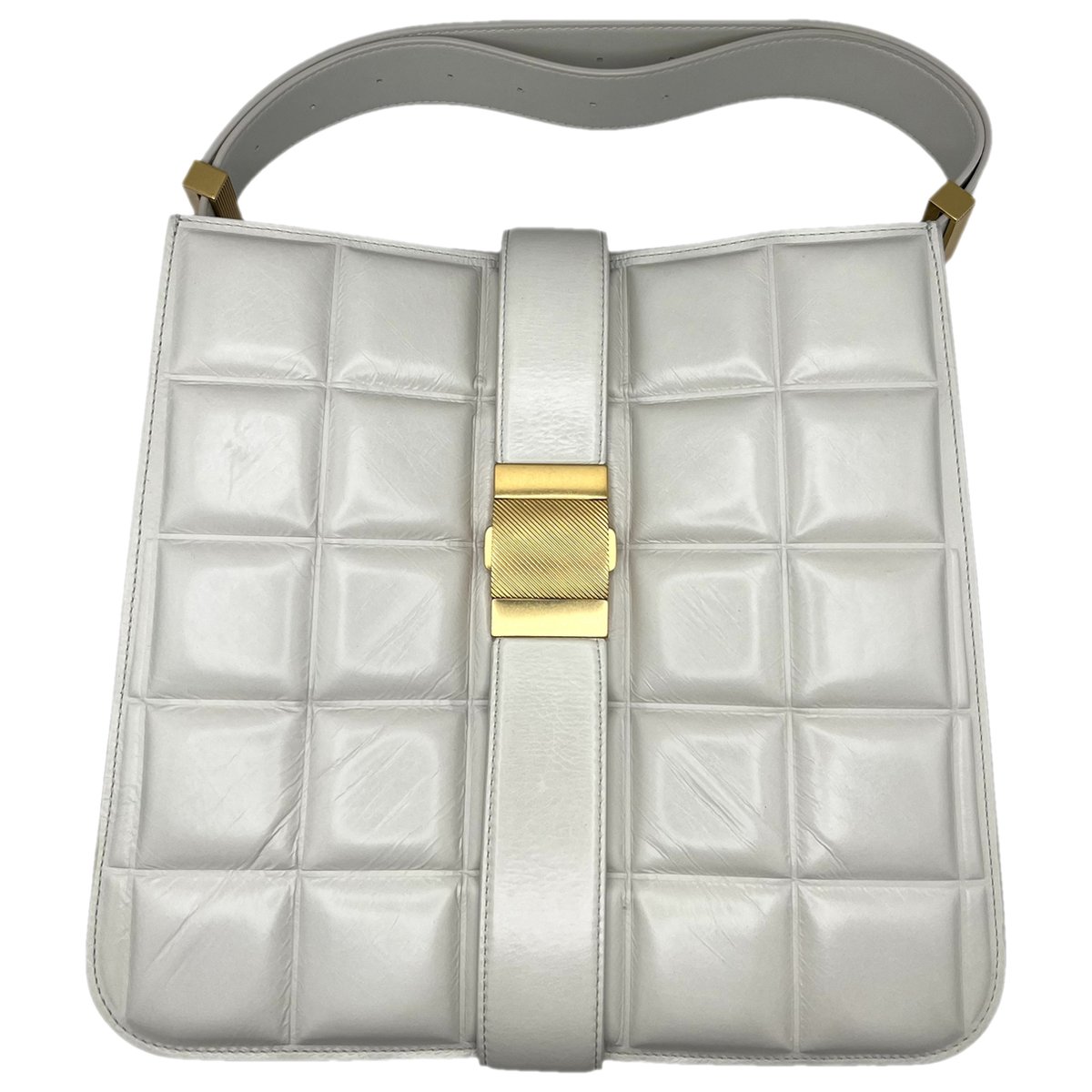 Marie Padded leather handbag
