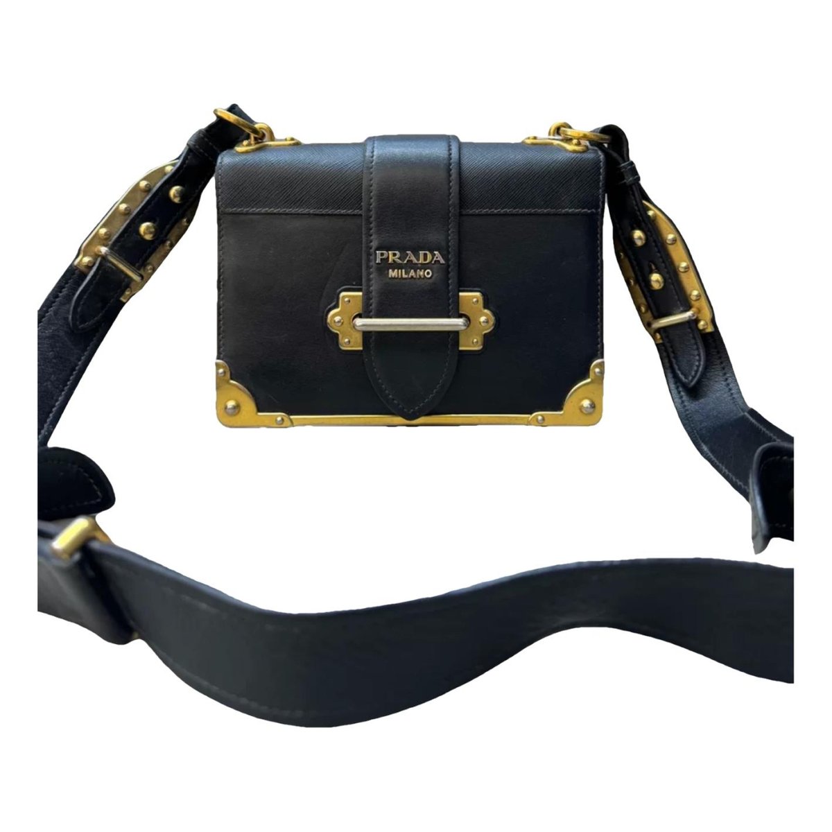 Cahier leather crossbody bag