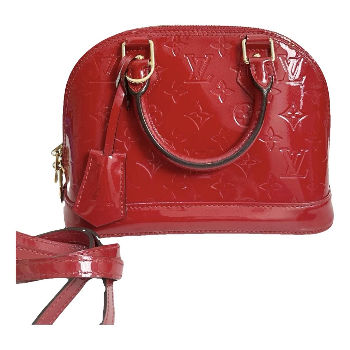 Alma BB patent leather handbag