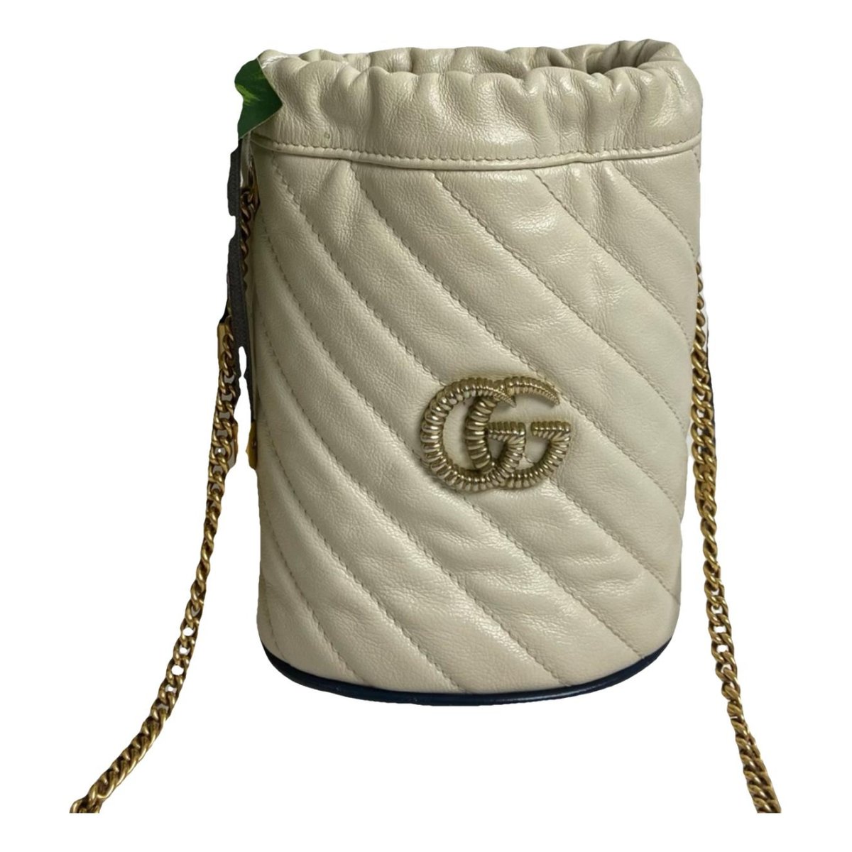 GG Marmont Chain Bucket leather crossbody bag