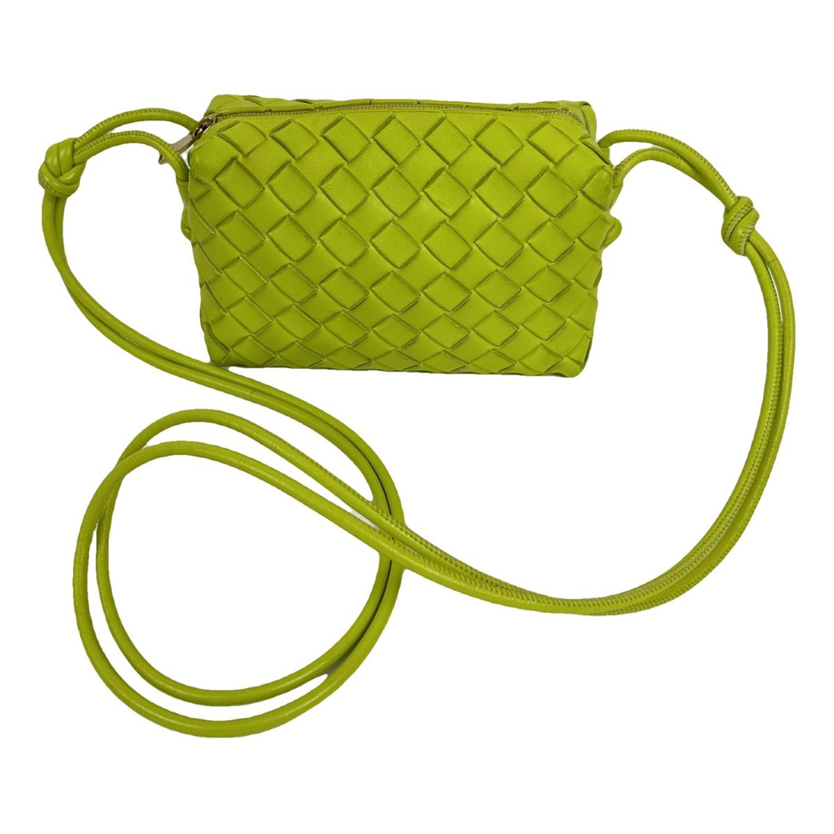 Loop leather crossbody bag