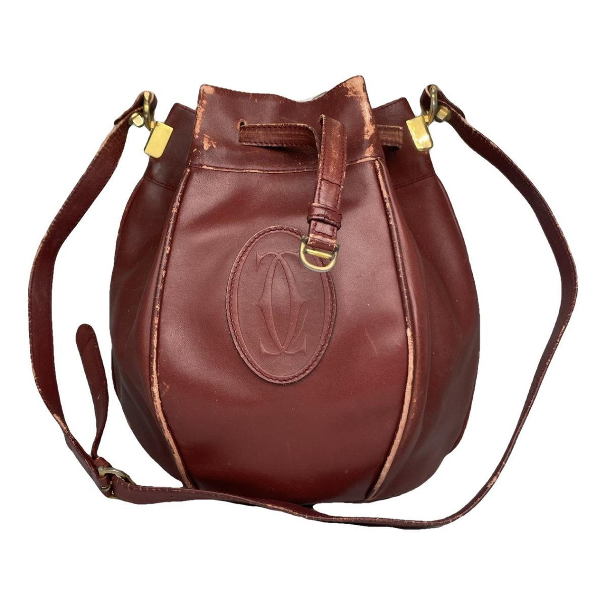 Seau leather handbag