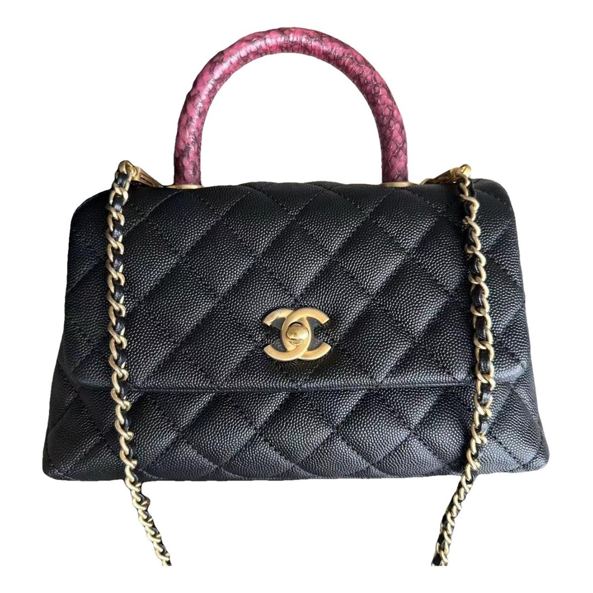 Coco Handle leather handbag