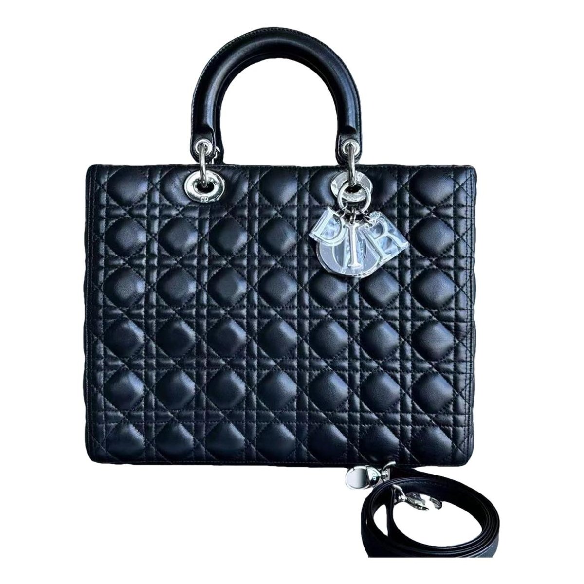 Lady Dior leather handbag