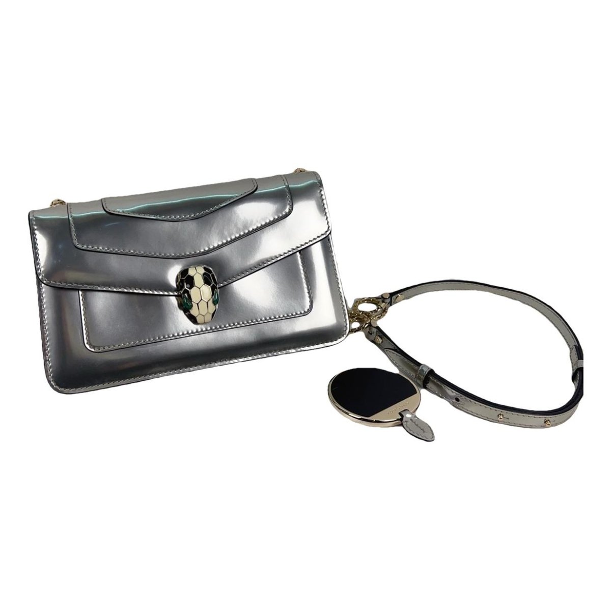 Serpenti leather handbag