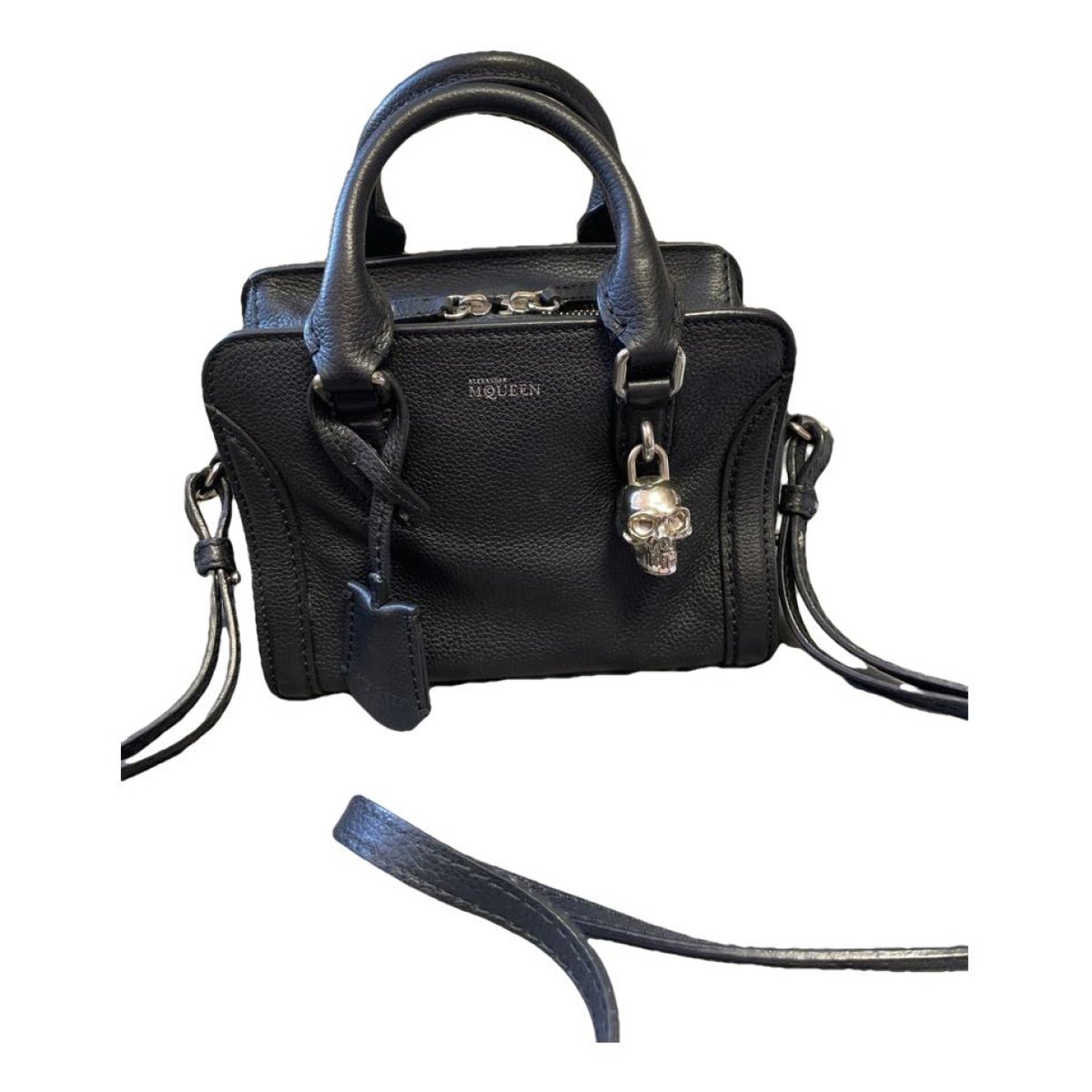 Zippé leather crossbody bag