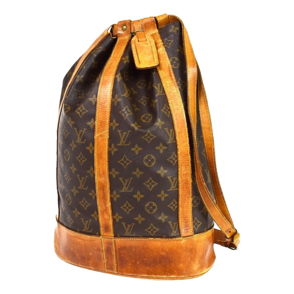 Randonnée patent leather handbag