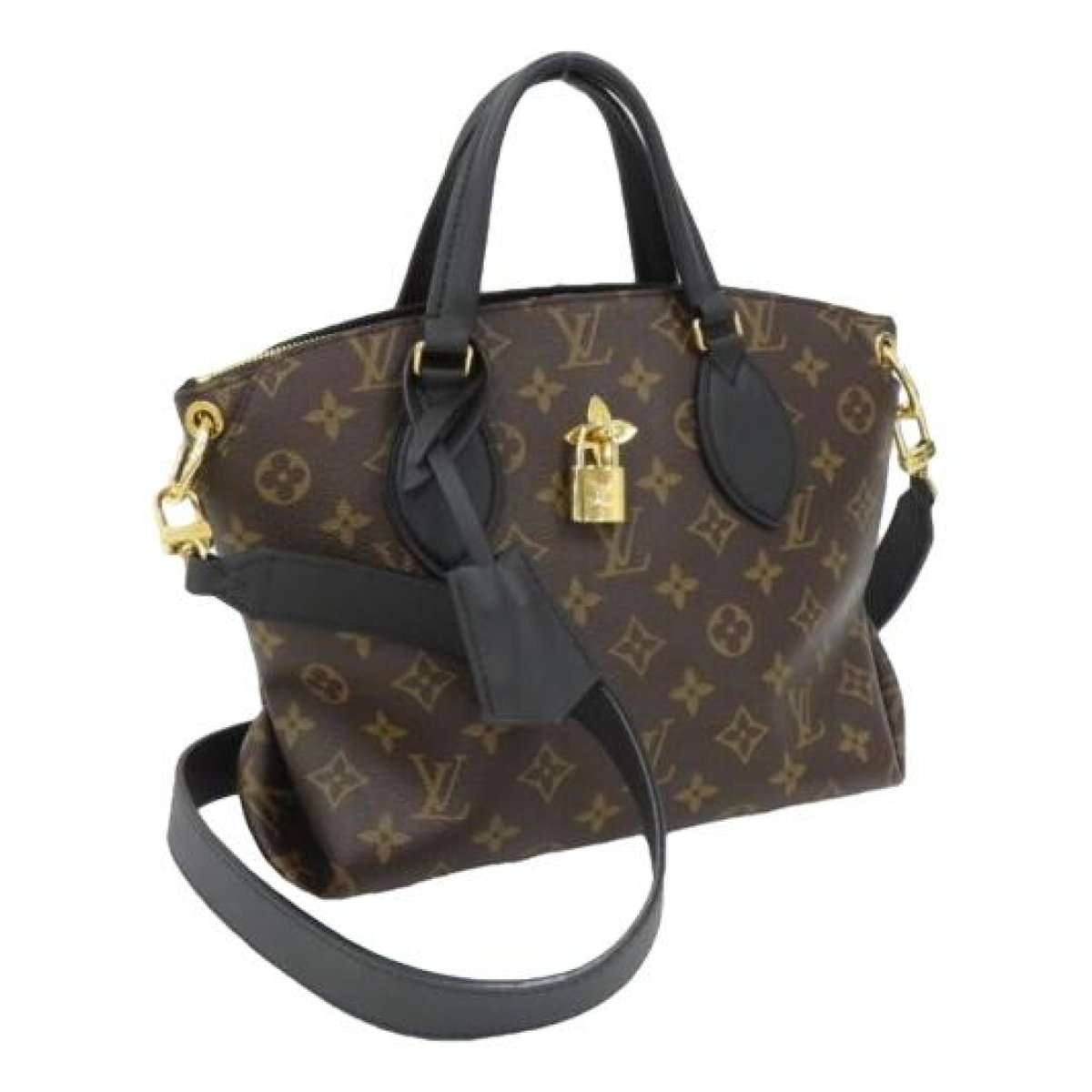 Flower Tote leather handbag
